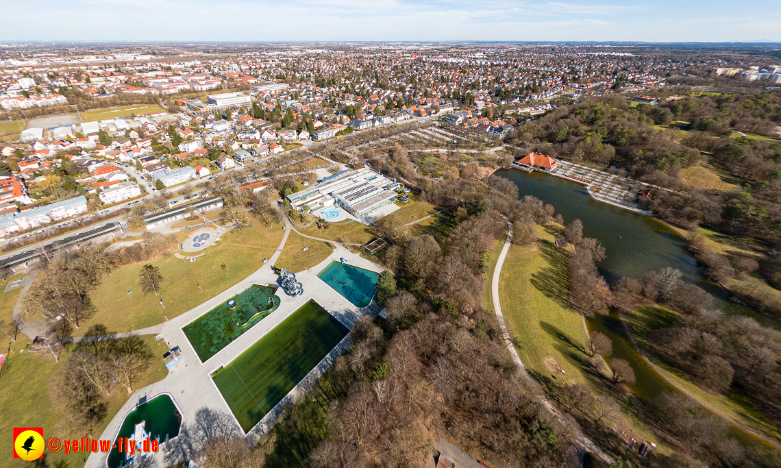 20.02.2023 - der Hachinger Bach und das Michaelibad in Neuperlach